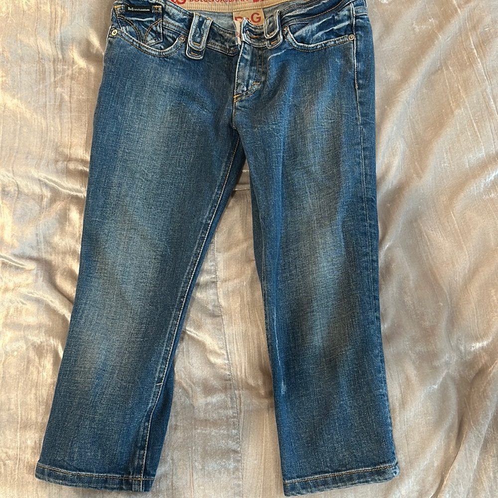 Dolce and Gabbana cropped jeans